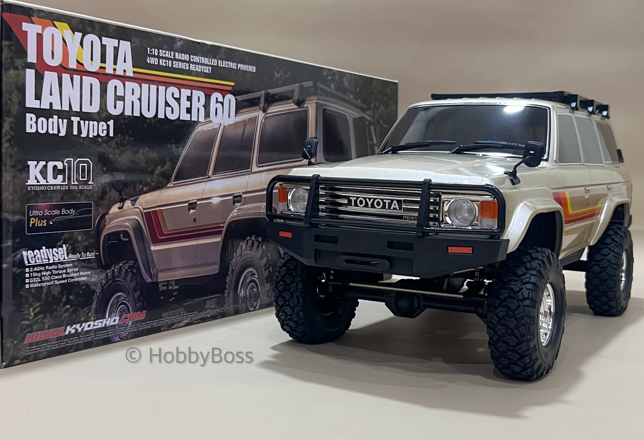 🚙 Kyosho KC10 Toyota Land Cruiser 60 RTR ဓာတ်ပုံ 1