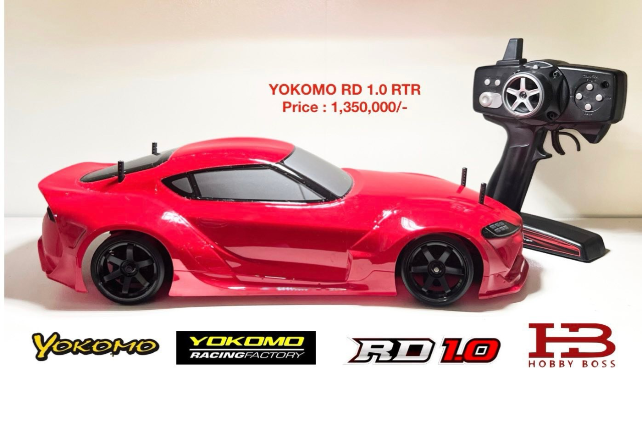Drift Package 2WD Assembled RTR PANDEM GRA90 Supra (Red) ဓာတ်ပုံ 1